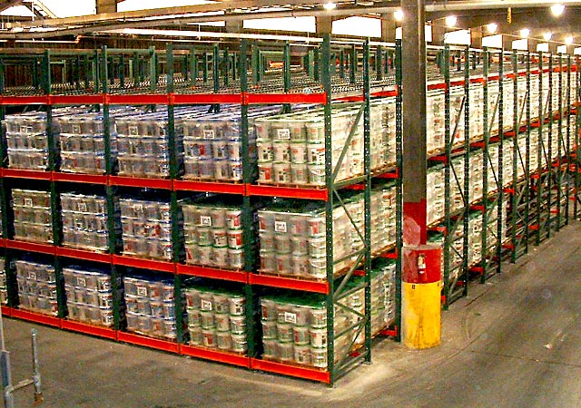 Pallet Flow Rack storage system for El Paso warehouses